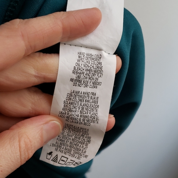 Modcloth teal lace dress with back cut-out - Picture 8 of 8